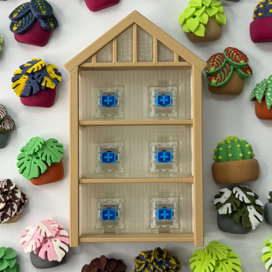 Build-your-own greenhouse fidget clicker - 6 slot