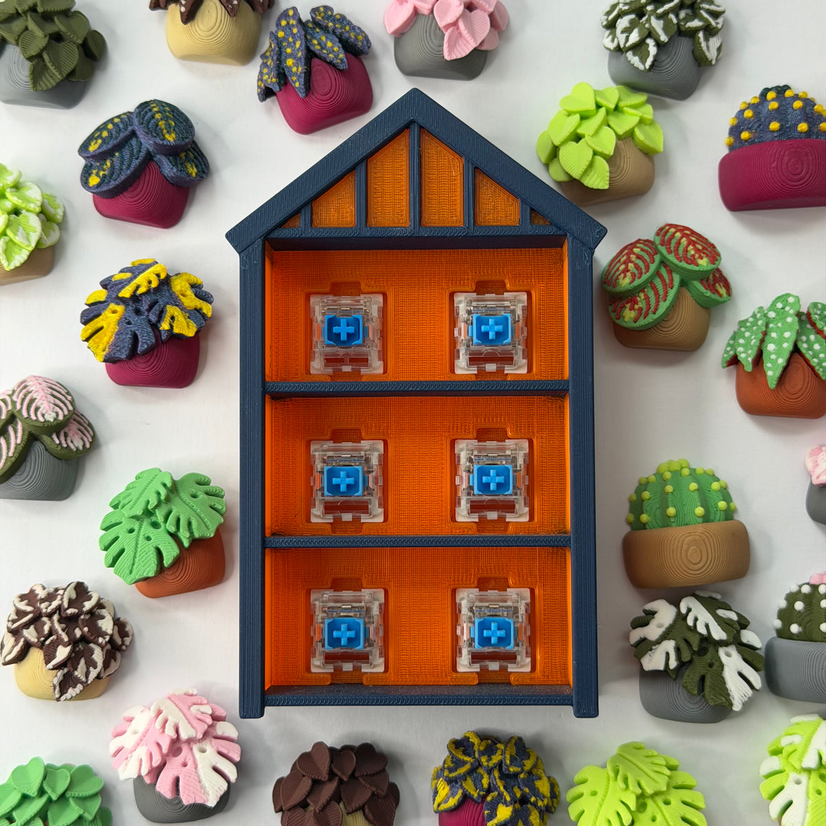 Build-your-own greenhouse fidget clicker - 6 slot