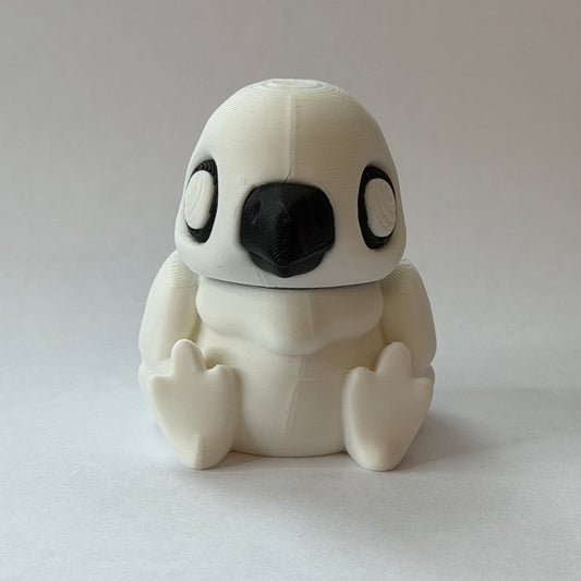 Bird magnet slider - Bone
