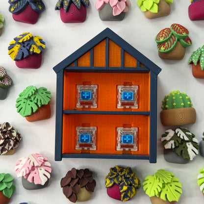 Build-your-own greenhouse fidget clicker - 4 slot