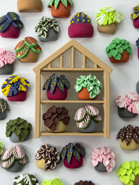 Build-your-own greenhouse fidget clicker - 4 slot
