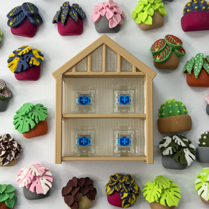 Build-your-own greenhouse fidget clicker - 4 slot