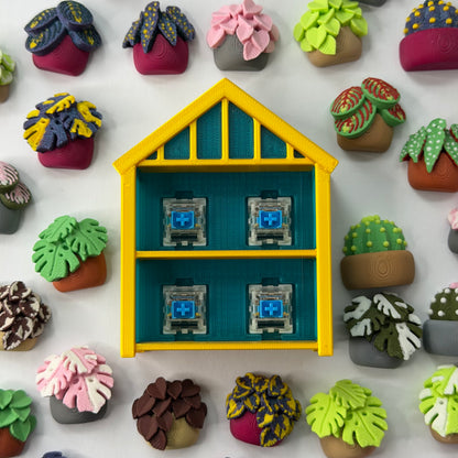 Build-your-own greenhouse fidget clicker - 4 slot