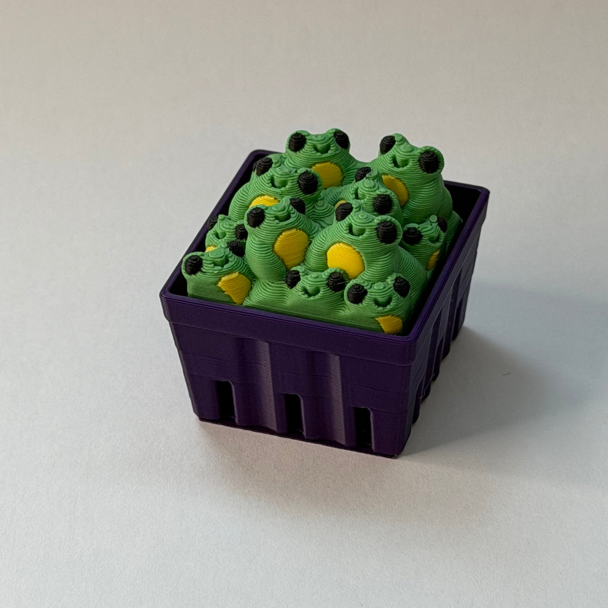 Box of frogs fidget clicker - Green