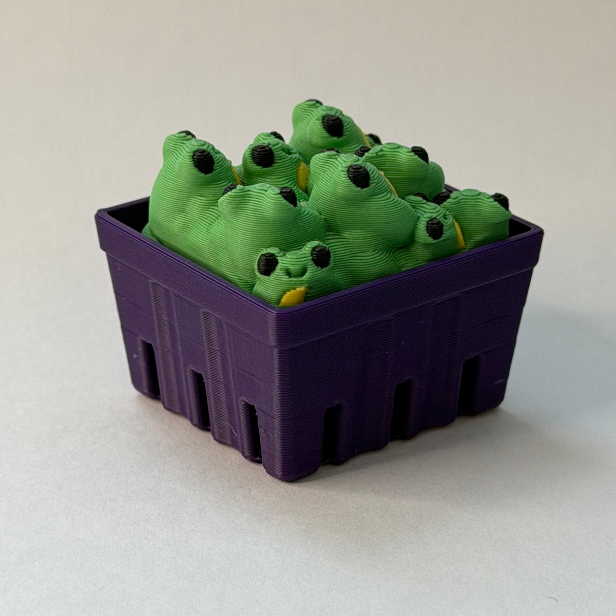 Box of frogs fidget clicker - Green