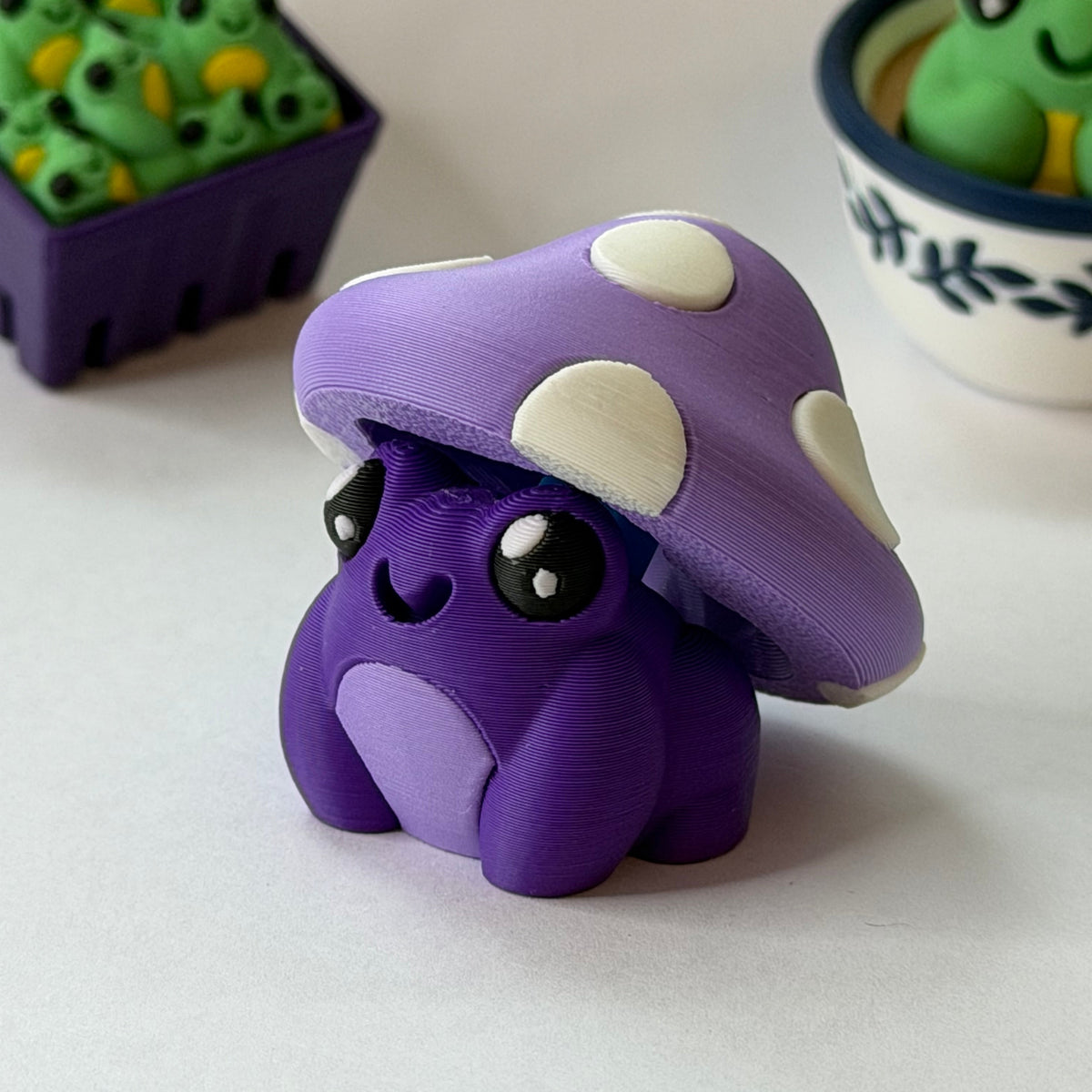 Mushroom frog clicker - Purple