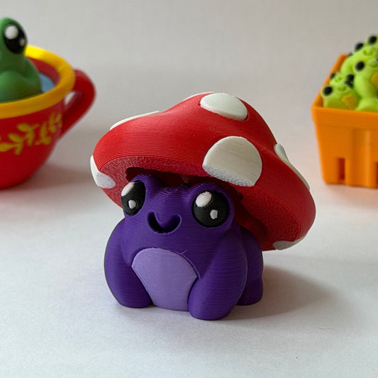 Mushroom frog clicker - Purple