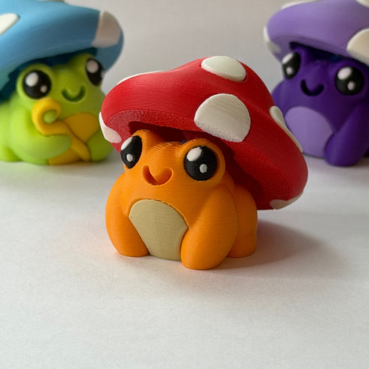 Mushroom frog clicker - Orange