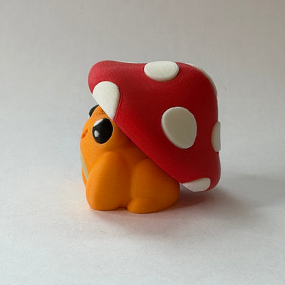 Mushroom frog clicker - Orange