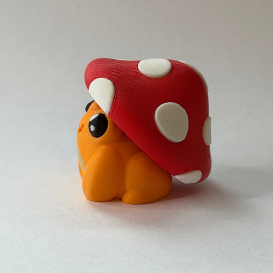 Mushroom frog clicker - Orange