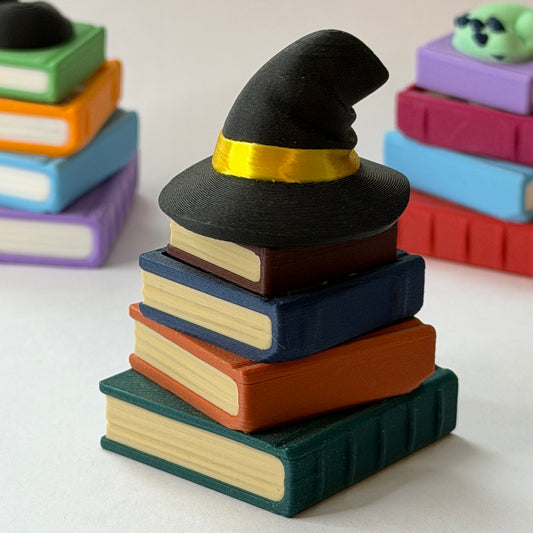 Witch hat book tower clicker - Aged