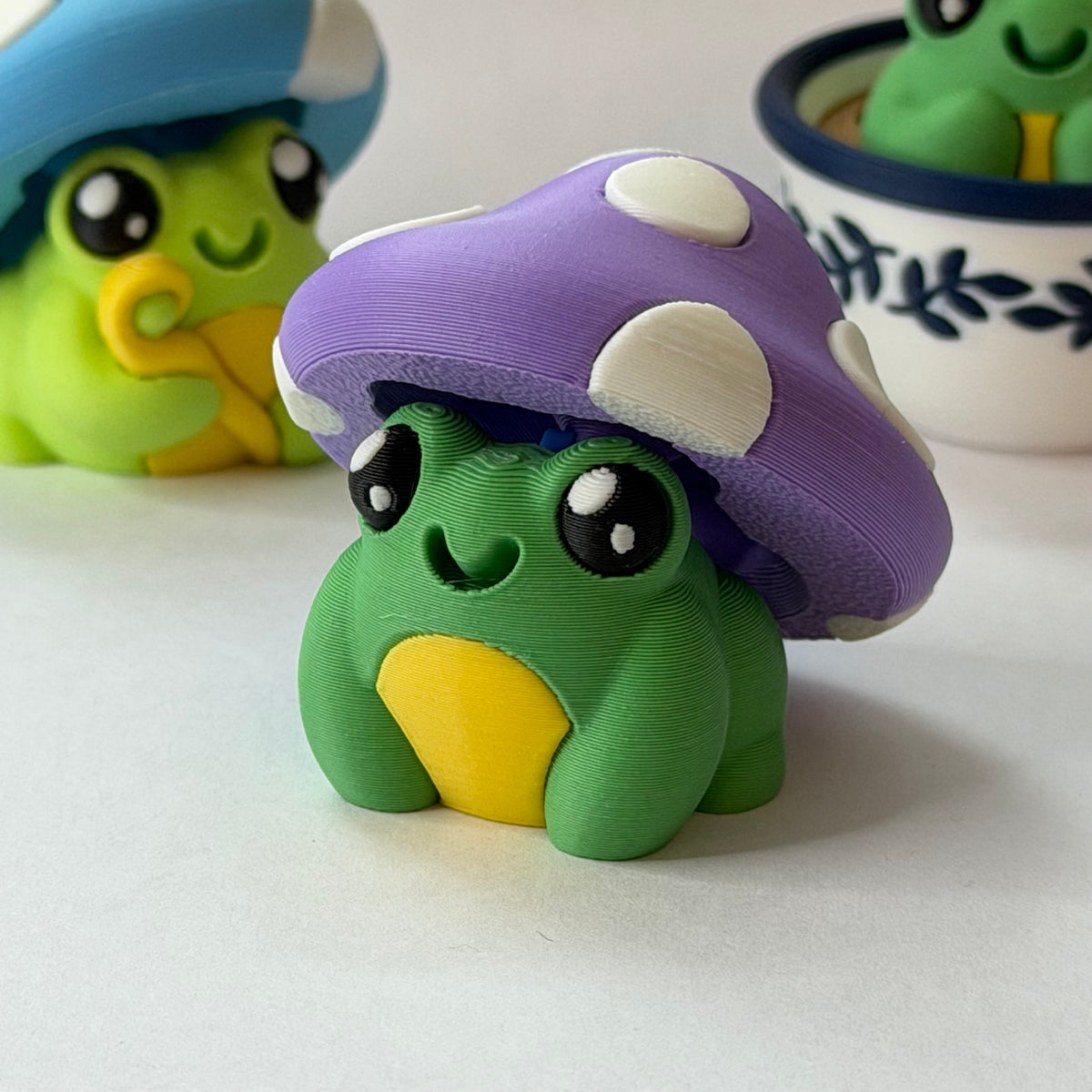 Mushroom frog clicker - Green