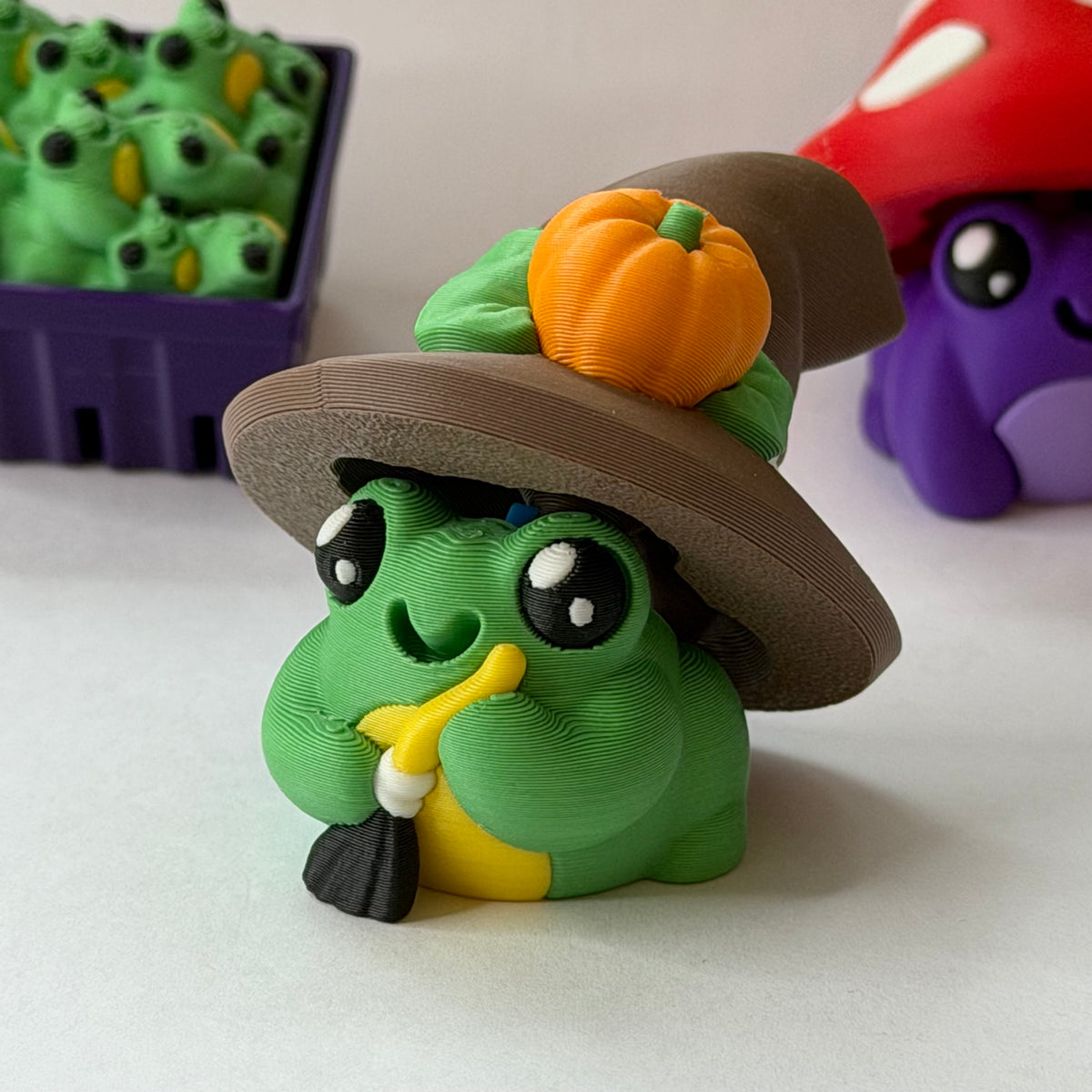 Harvest witch frog clicker - Green