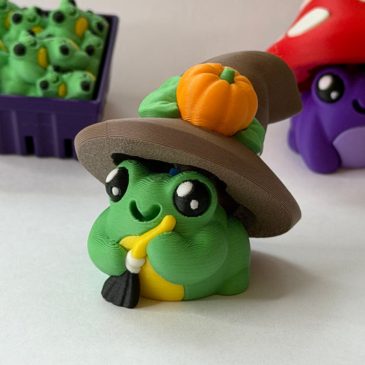 Harvest witch frog clicker - Green