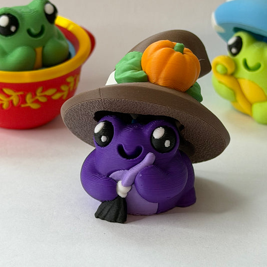 Harvest witch frog clicker - Purple