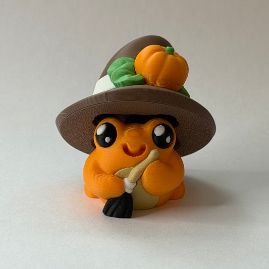 Harvest witch frog clicker - Orange