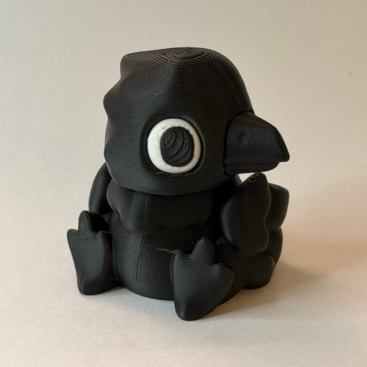 Bird magnet slider - Raven