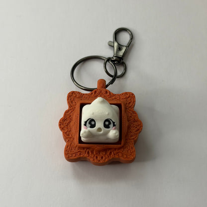 Spooky frame clicker keyring - Ghost