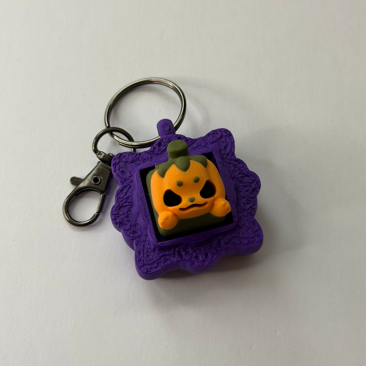 Spooky frame clicker keyring - Pumpkin