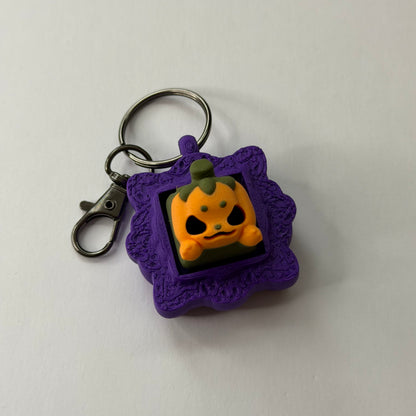 Spooky frame clicker keyring - Pumpkin
