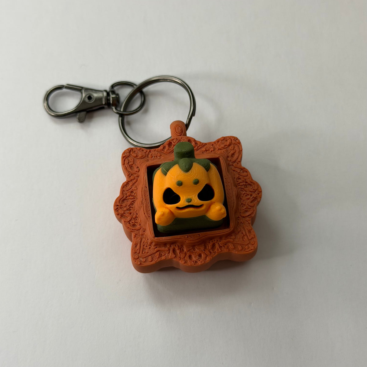 Spooky frame clicker keyring - Pumpkin