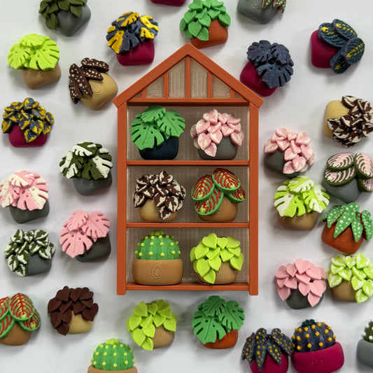 Build-your-own greenhouse fidget clicker - 6 slot