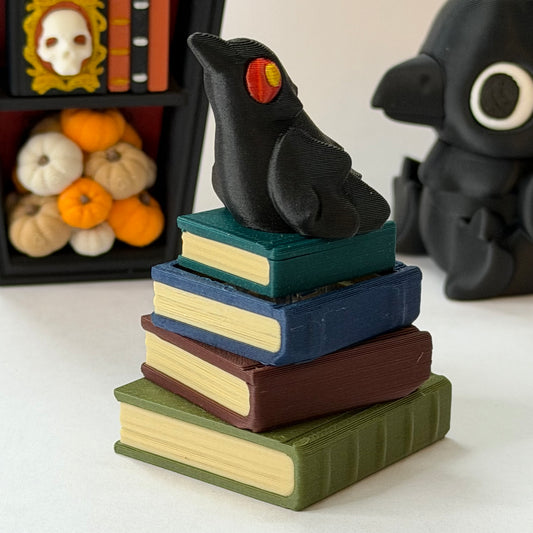 Raven book stack clicker - Aged