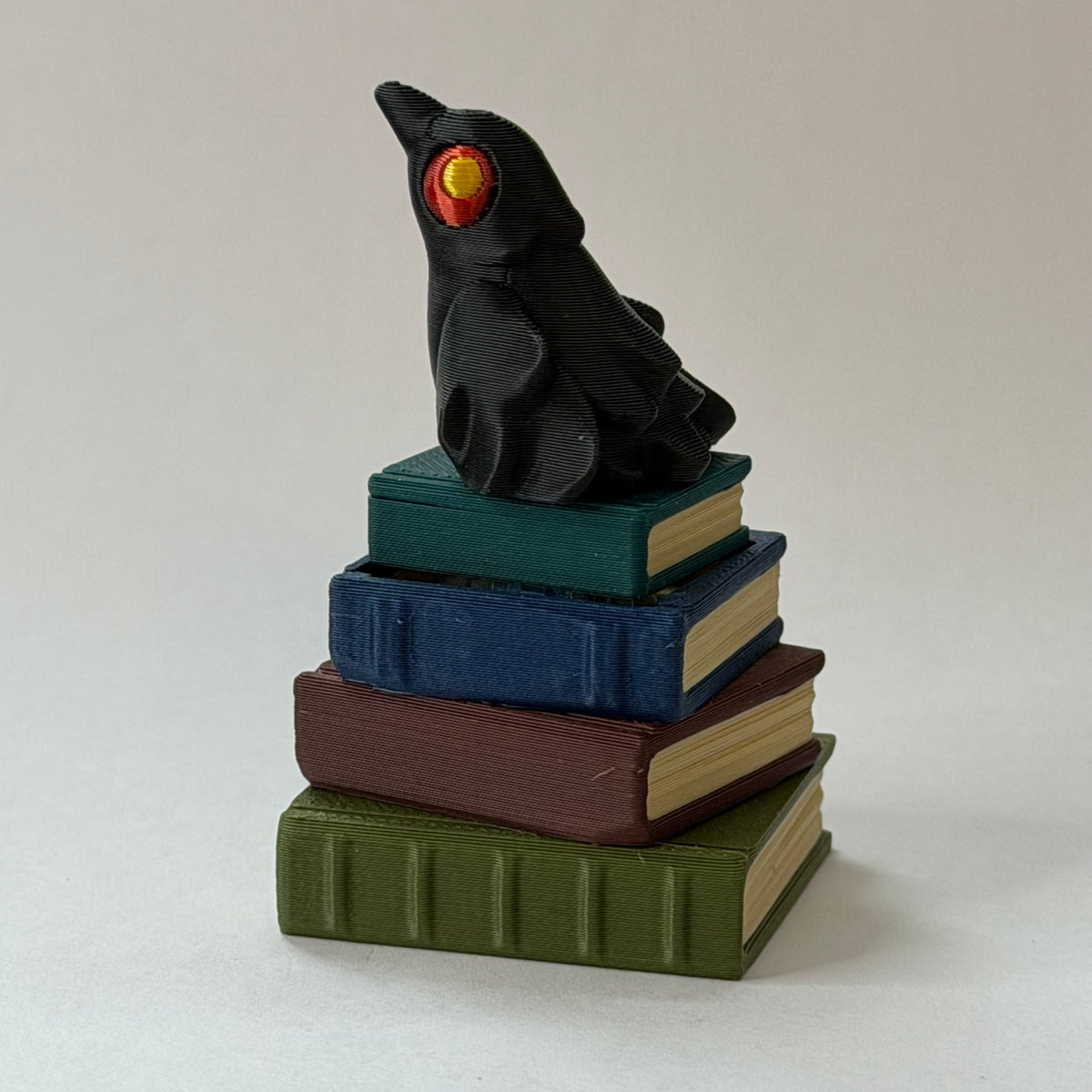 Raven book stack clicker - Aged