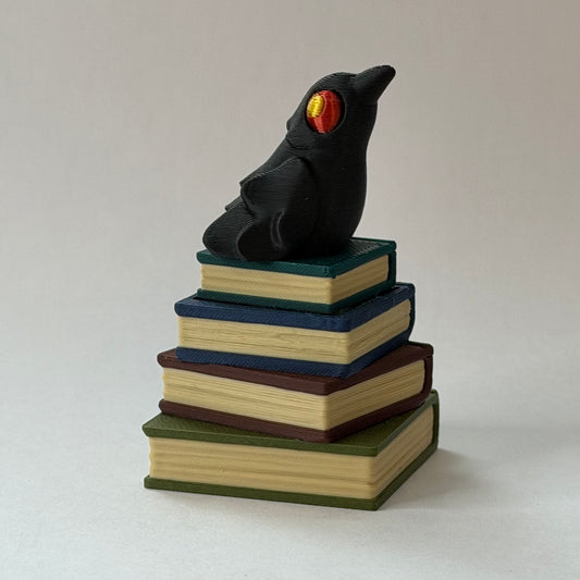 Raven book stack clicker - Aged