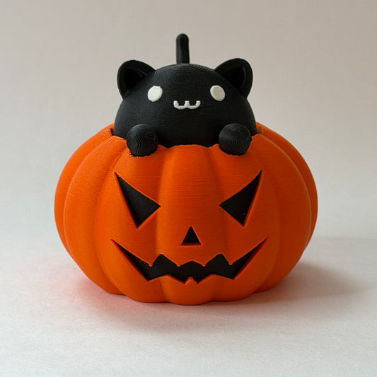 Pumpkin cat clicker - Black