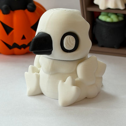 Bird magnet slider - Bone