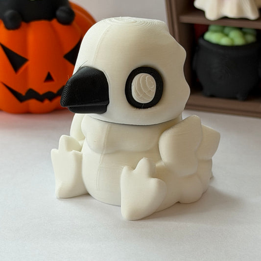 Bird magnet slider - Bone