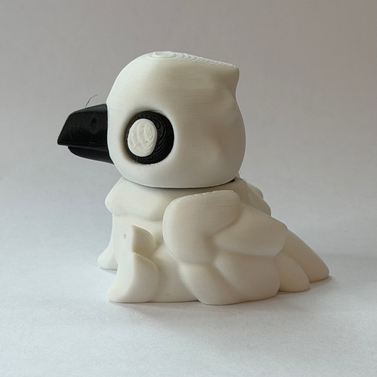 Bird magnet slider - Bone
