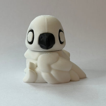 Bird magnet slider - Bone