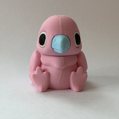 Bird magnet slider - Pink