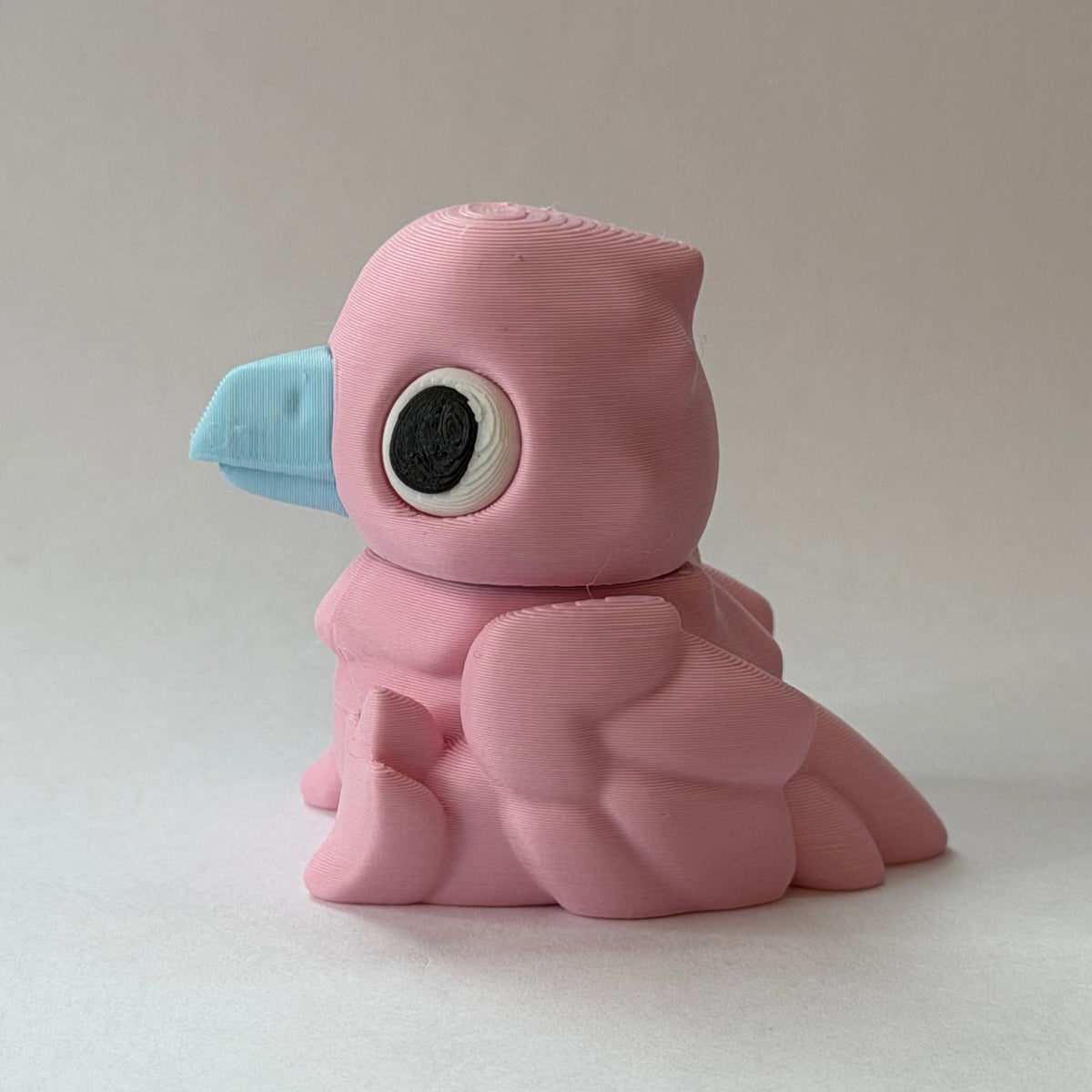 Bird magnet slider - Pink