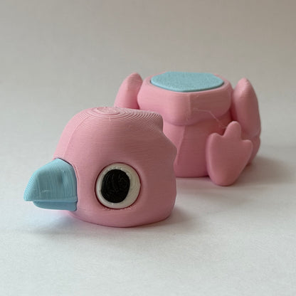 Bird magnet slider - Pink