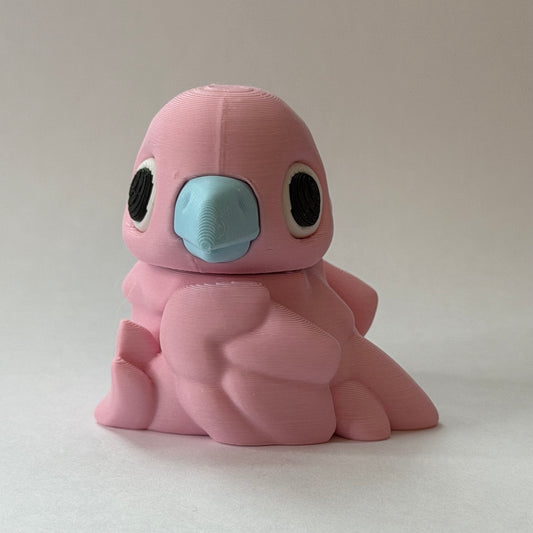Bird magnet slider - Pink