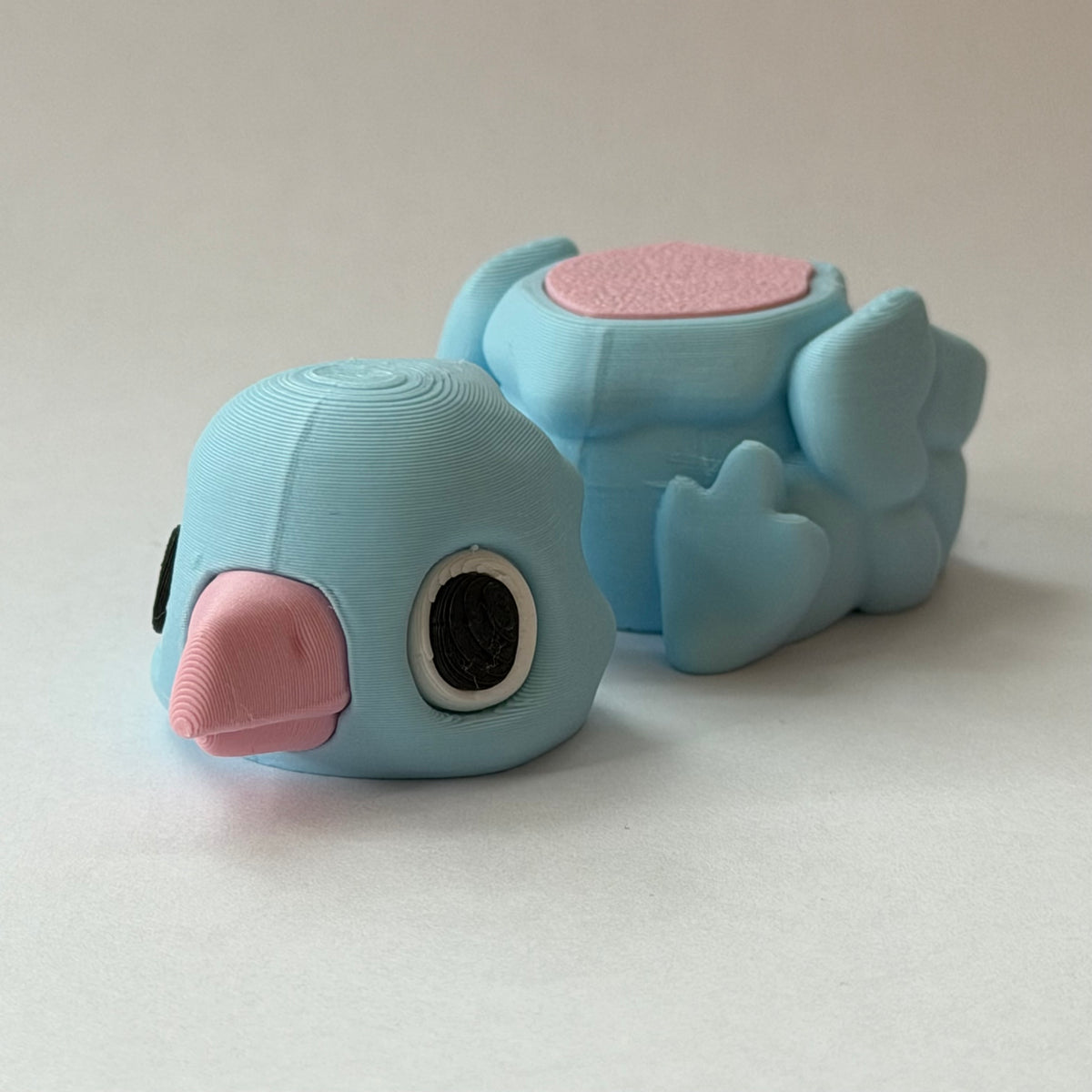 Bird magnet slider - Blue