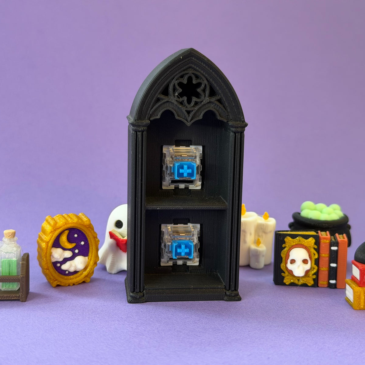 Build-your-own gothic shelf clicker - 2 slot