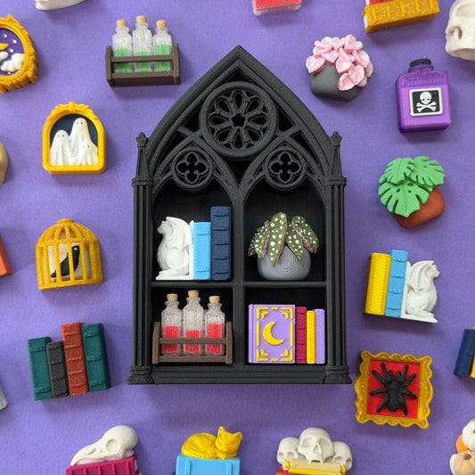 Build-your-own gothic shelf clicker - 4 slot