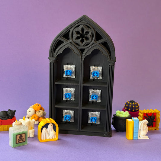 Build-your-own gothic shelf clicker - 6 slot