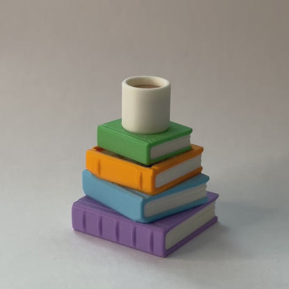 Mug book tower clicker - Light