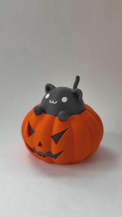Pumpkin cat clicker - Black